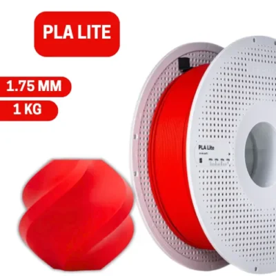BAMBU PLA LITE-VERMELHO- COM CARRETEL REUTILIZAVEL BAMBU