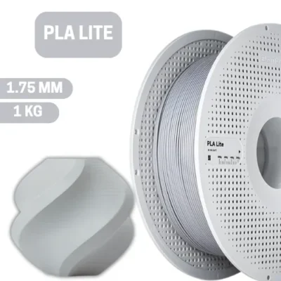 BAMBU PLA LITE-CINZA- COM CARRETEL REUTILIZAVEL BAMBU