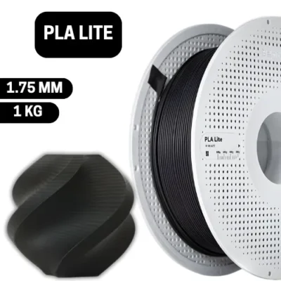 BAMBU PLA LITE-PRETO- COM CARRETEL REUTILIZAVEL BAMBU