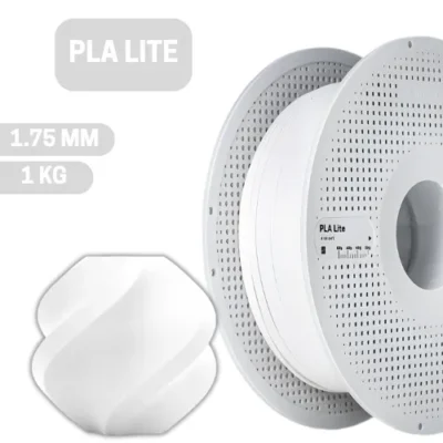 BAMBU PLA LITE-BRANCO- COM CARRETEL REUTILIZAVEL BAMBU