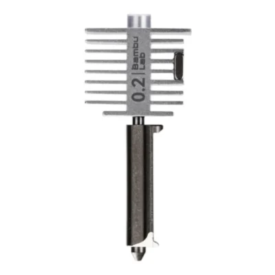 Hotend com bico de aço inoxidável – 0,2 mm