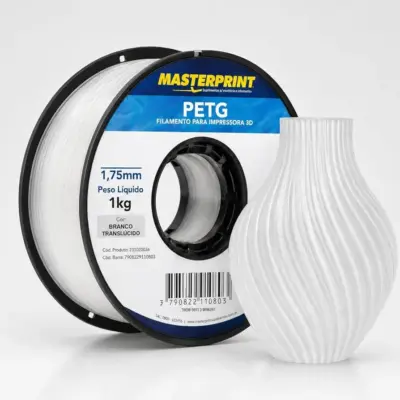 Filamento Masterprint | PETG | 1,75mm - BRANCO